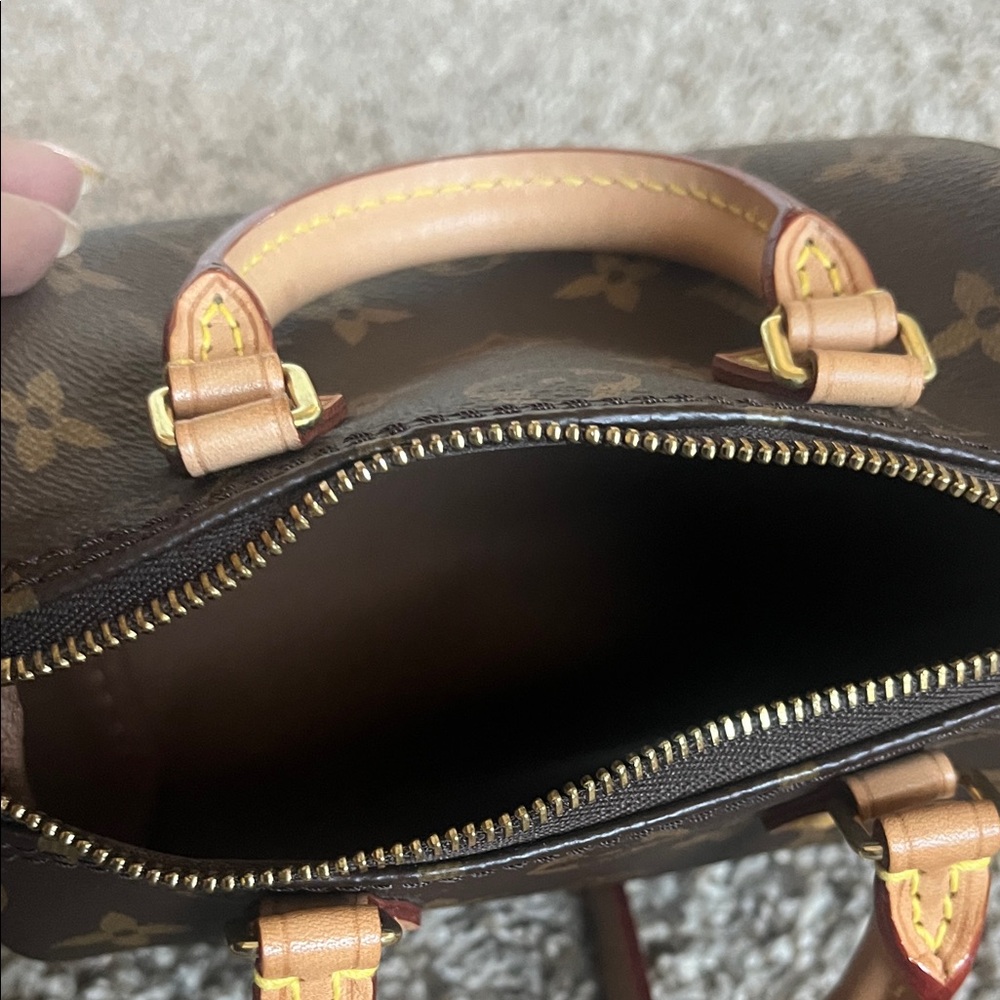Louis Vuitton Nano Speedy Monogram Mini Crossbody Bag - Picture 10 of 16